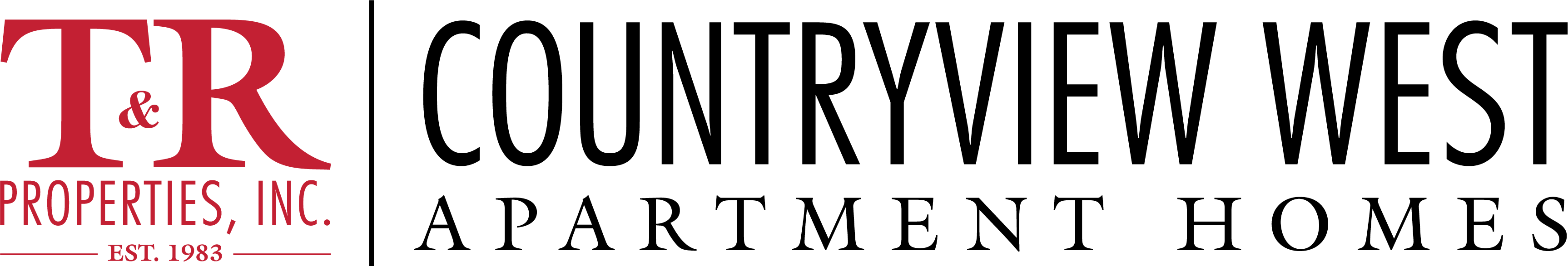A logo with the letters "TR" in red and the words "Properties, Inc." and "Est. 1988" below it.